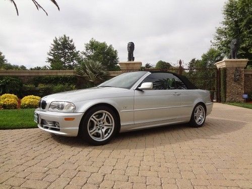 02 bmw 330ci convertible*sport pkg*premium pkg*m whls*bi-xenon headlamps*1 owner