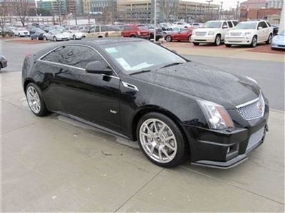 *new* 2012 cadillac cts-v coupe black raven polished wheels recaro saple wood