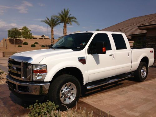 2010 ford f250 4x4 lariat crew cab diesel truck