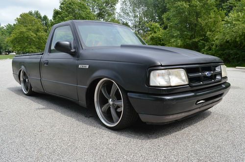 1993 ford ranger xlt bagged lowrider!!!! pickup 2-door 4.0l