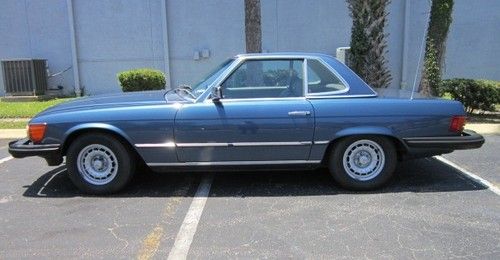 1981 mercedes-benz 380sl base convertible 2-door 3.8l-mint-has both tops