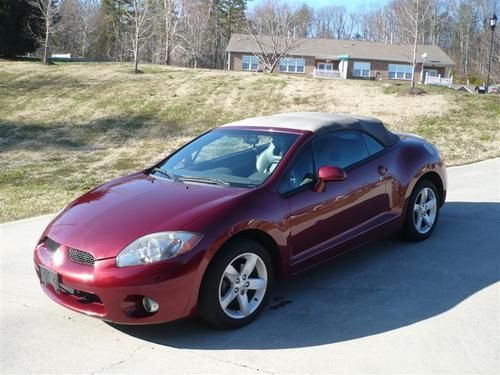 2007  mitsubishi  eclipse  spyder  gs   convertible