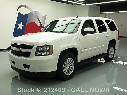 2008 chevrolet tahoe hybrid 7 pass nav rear cam dvd 67k texas direct auto