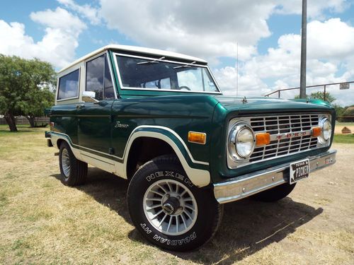 1975 ford bronco ranger, original survivor, 302, auto, ac, uncut and clean