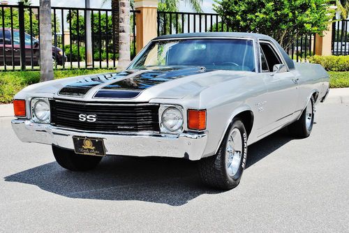 Absolutley beautiful 1972 chevrolet elcamino ss tribute fully restored cold a/c.
