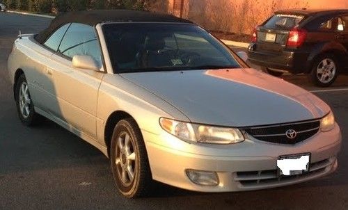 2001 toyota solara sle convertible 2-door 3.0l