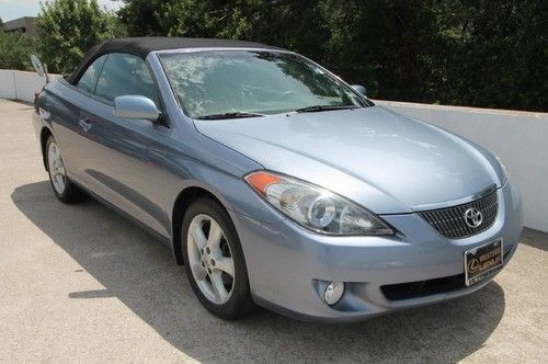 06 sle v6 convertible automatic 42k miles blue tan leather texas heated seats