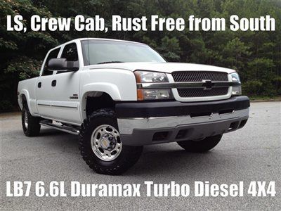 Lb7 6.6l duramax turbo diesel 4x4 rust free from south toyo m/t's allison auto