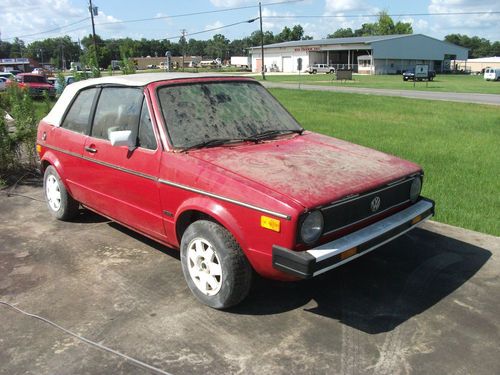 1987 volkswagen rabbit cabrio