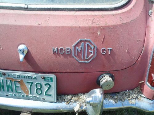 1966 mgb-gt florida car with little rust. been sitting for sometime.
