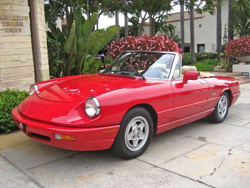 1991 alfa romeo spider 2 litre 5 speed