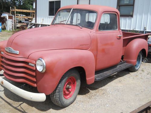 1949 chevy pickup truck 3100 model deluxe 5 window cab 235 runs and drives