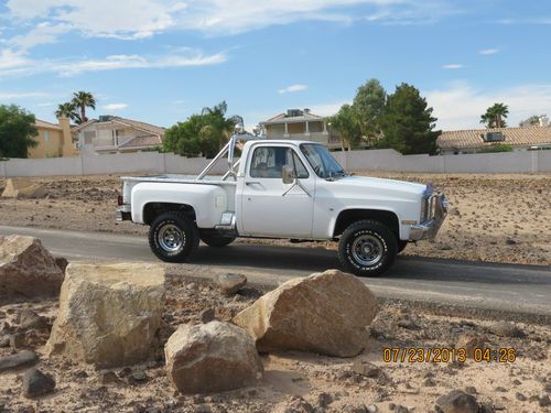 1981 chevy silverado 4x4 pick up short bed no reserve runs excellent