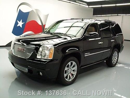 2011 gmc yukon denali awd sunroof nav dvd rear cam 23k! texas direct auto