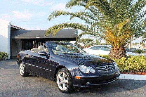 2005 mercedes-benz clk320 only 43k mi! fully serviced! new tires! fl