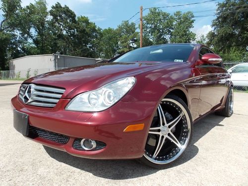 2006 mercedes benz cls500 keyless go navi 6cd hk ipod 20" wheels free shipping