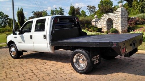 1999 Ford F450 F350 Crew 4x4 Truck Flat Bed Superduty 7.3 7.3L Diesel Reserve, US $13,900.00, image 2