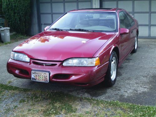 1995 ford thunderbird-sc-3.8l v6 engine-great gas mileage