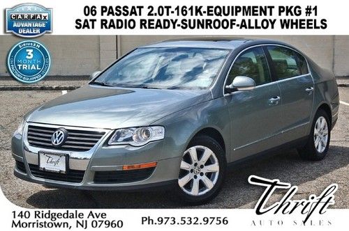 06 passat 2.0t-161k-equipment pkg #1-sat radio ready-sunroof-alloy wheels