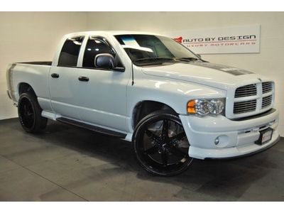 Wow! all custome 2003 dodge ram 1500 slt 4wd - leather 26" wheels &amp; exhuast!