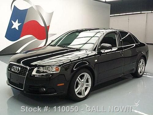 2008 audi a4 2.0t s-line sunroof nav black on black 45k texas direct auto