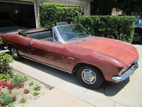 1966 chevy corvair corsa original turbo convertable telescopic wheel