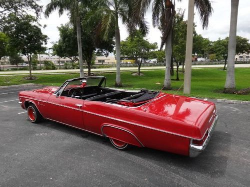 1966 chevrolet impala convertible fully restored show car low rider mint fl car