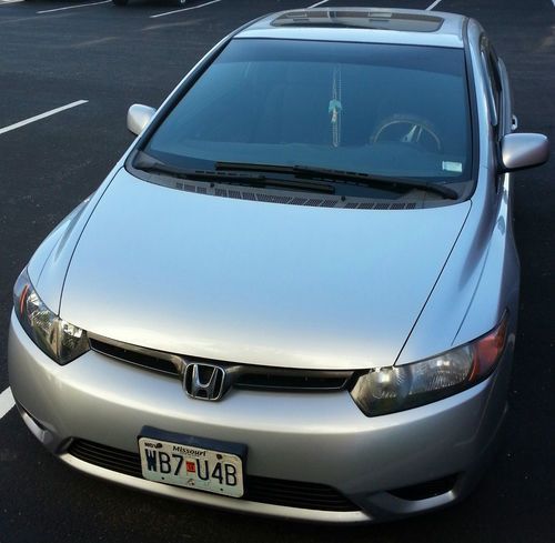 2008 honda civic ex coupe 2-door 1.8l 84200 miles tinted windows rain guards