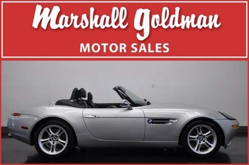 2001 bmw z8 in sivler with black leather interior and only 19700 miles