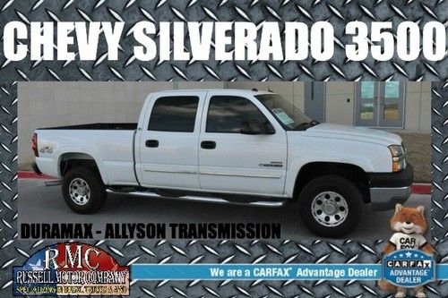 2004 chevrolet 2500hd 4x4 diesel ls crew cab short bed texas truck