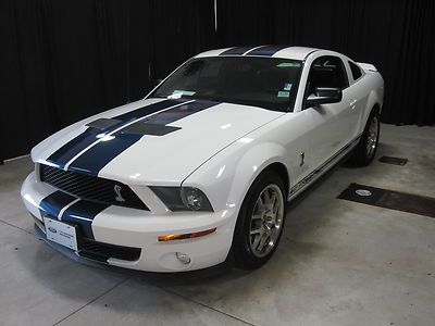 Upgraded supercharger, gt500, leather, white with blue stripe, 605 horsepower