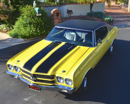 1970 chevelle ss 454 resto-mod; immaculately refreshed calif  muscle-era cruiser