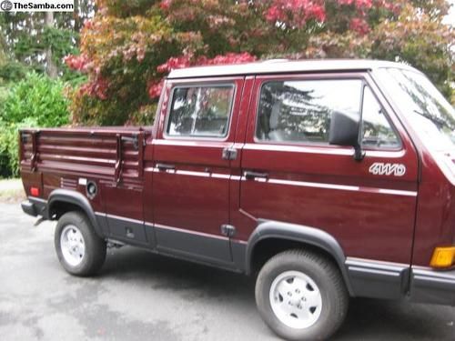 Tristar vw vanagon syncro 4 wheel drive doka double cab 30 original miles
