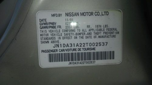 2002 Nissan Maxima 6-Speed 3.5 V-6 Great Gas Mileage Leather Seats, US $7,000.00, image 13