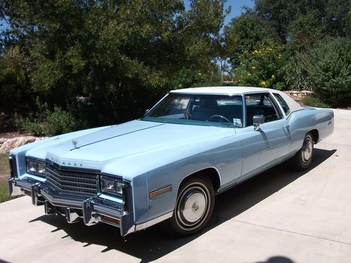 Beautiful 1978 cadillac 2-door eldorado coupe with vinyl top