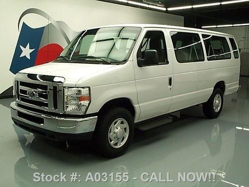 2012 ford e-350 ext 15-passenger van 5.4l v8 34k miles texas direct auto