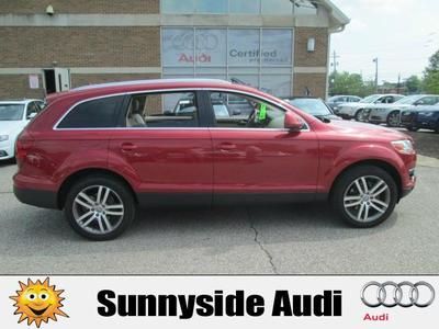 2008 audi q7 3.6 32k loaded navigation 20" wheels cold weather pkg tech pkg