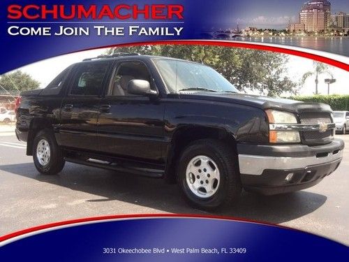 2006 chevrolet avalanch 1 owner trailering equip flex fuel black on tan