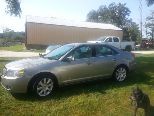 2008 lincoln mkz base sedan 4-door 3.5l leather seats silver heated cooled seats