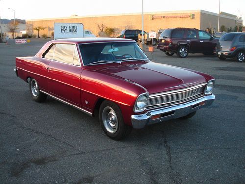 1966 chevy nova ss clone - frame off restoration. 327 v8 with 4-speed - ca car