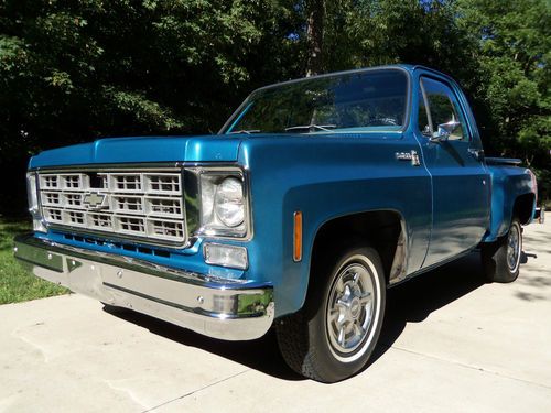 1978 chevrolet c10 stepside pickup "big 10", 1 owner, original, 1/2 ton, 350 v8