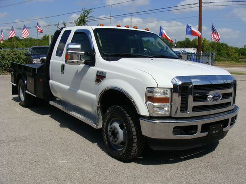 Ext cab, diesel, flat bed, dual fuel tank, 1 owner