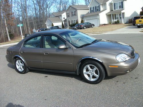 2003 mercury sable gs sedan 4-door 3.0l clean-new michelin tires&amp;rims/paint job