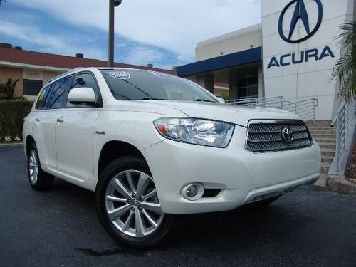 2009 toyota highlander hybrid *rare* limited navigation