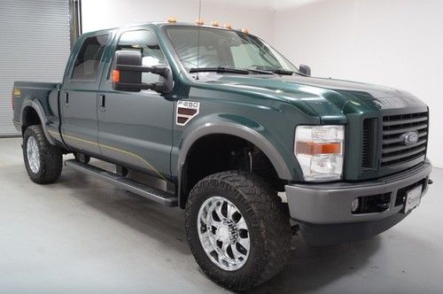 2010 ford f-250 srw cabelas fx4 sunroof pwr htd lthr keyless 1 owner kchydodge