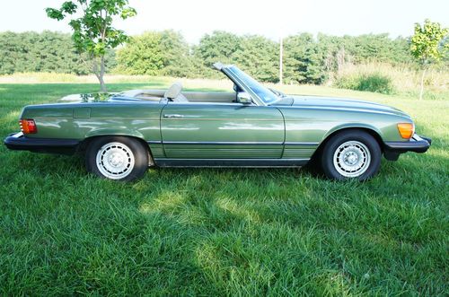 1985 mercedes-benz sl class 380sl one owner low original miles