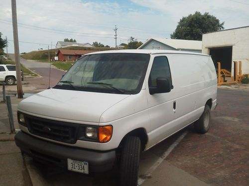 2006 ford e250 service van - white