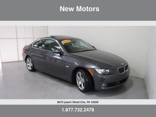 2008 bmw 328xi coupe 3.0l in sparkling graphite with 63k miles