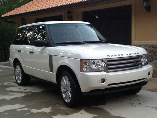 2008 land rover range rover hse full size 4 door with supercharge wheels