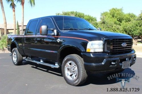 Ford f250 crew cab 4x4 harley davidson powerstroke diesel leather truck pickup